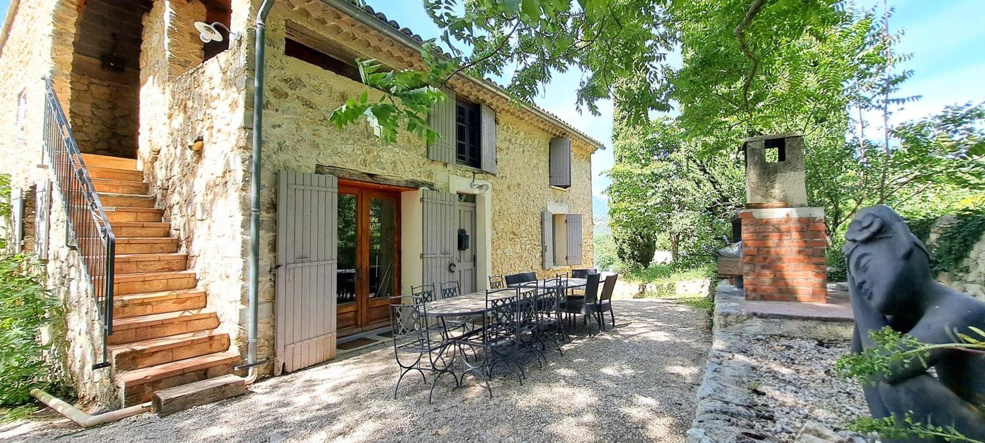 Le Mas Des Fontettes, Gite 14 Personnes, Piscine Chauffee, Propriete 5Ha, Barbecue Sahune Exterior photo